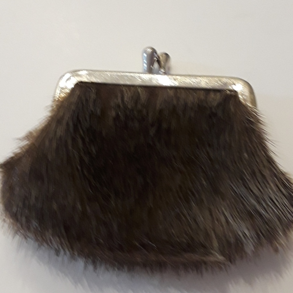 Mini Furry Coin Purse. Gem